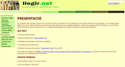 Desktop Screenshot of llegir.net